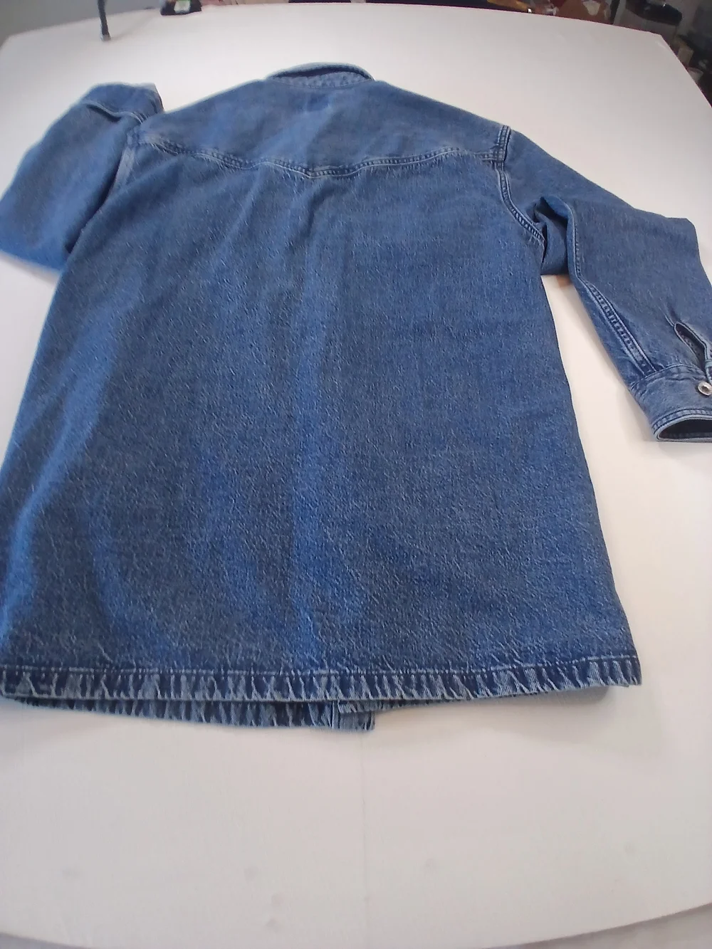 Levi's Men's Blue Denim Button-Up Shirt
